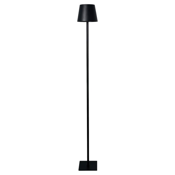 Mainstays 60" LED Rechargeable Metal Floor Lamp, Black