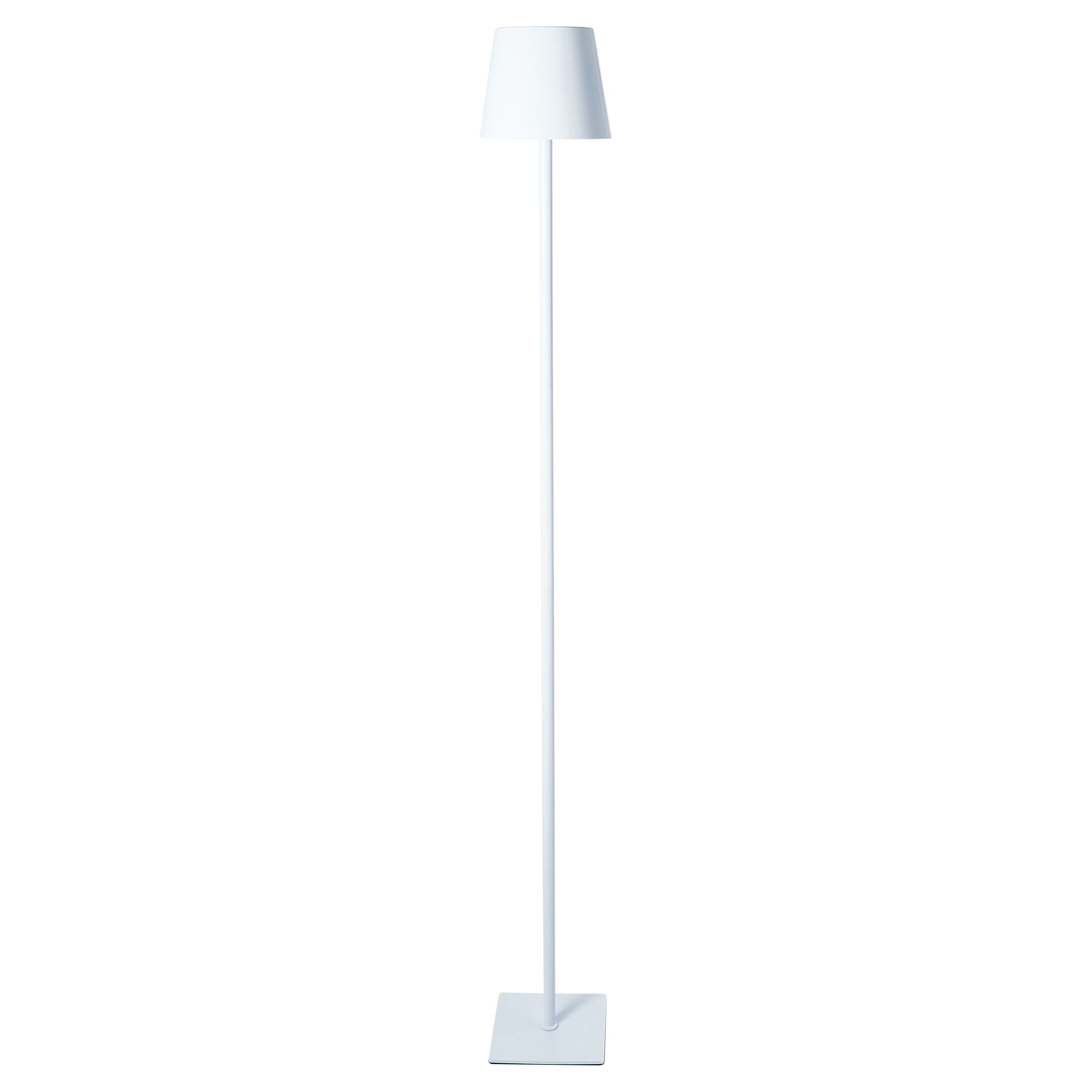 Mainstays 60" LED Rechargeable Metal Floor Lamp, White