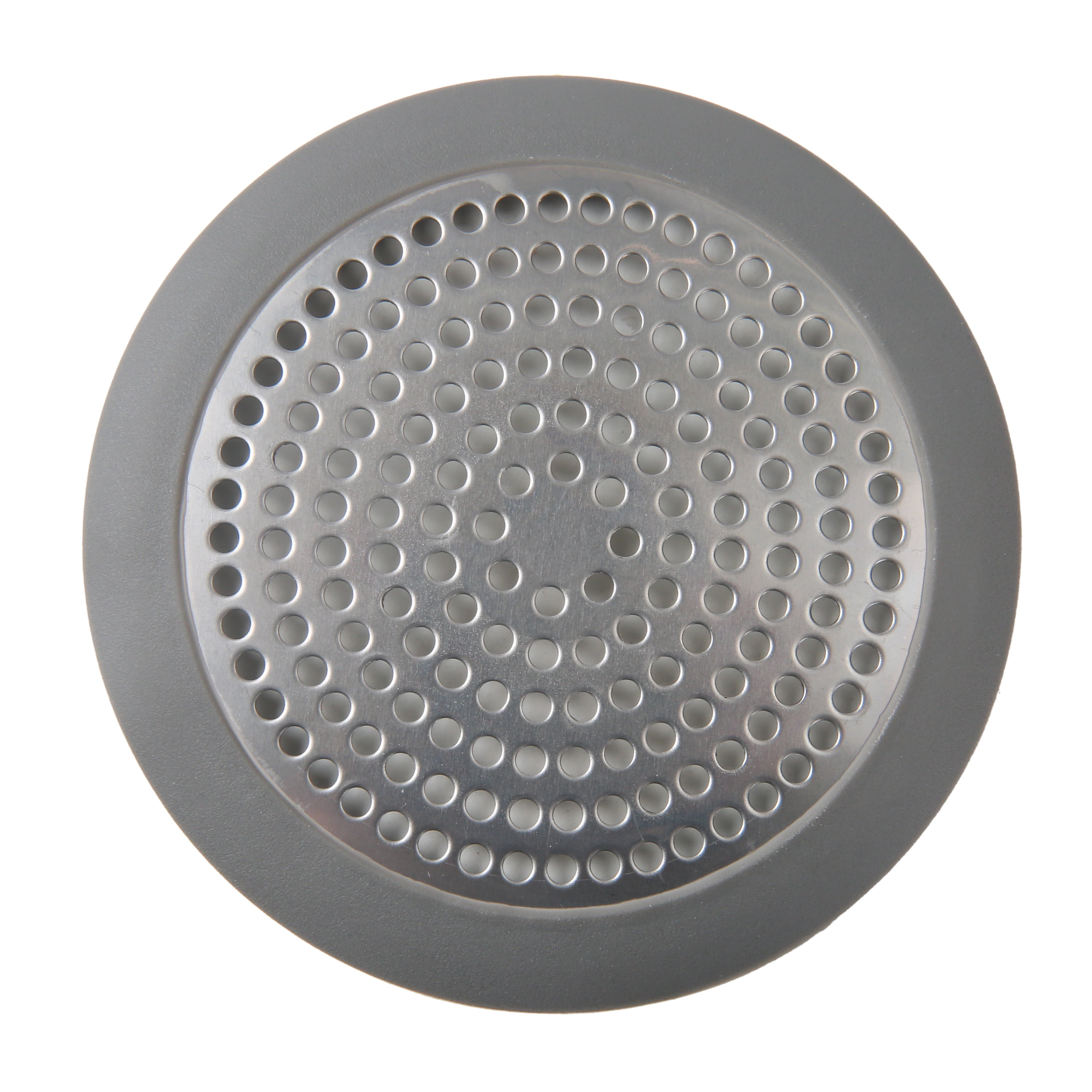 5 in. Round Replacement Strainer with 3 Screws in Chrome Plated for Metal  Spuds for Shower/Floor Drains