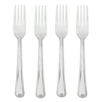 Mainstays 4-Piece Lace Dinner Fork Set, Silver Stainless Steel Tableware