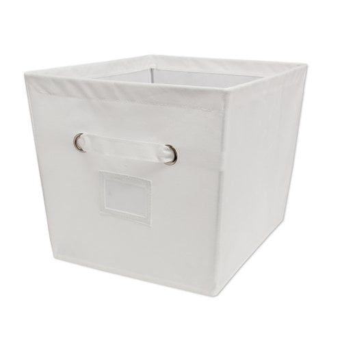 Mainstays Large Bin, White