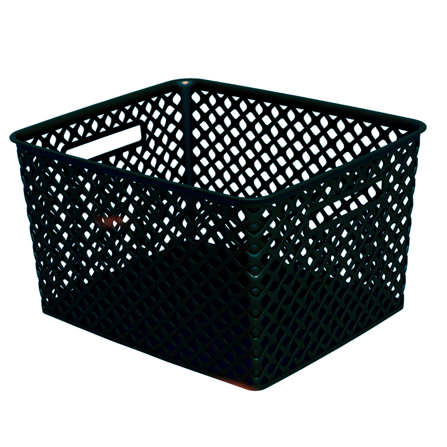 Mainstays Large Black Decorative Storage Basket - image 1 of 6