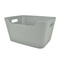 thumbnail image 1 of Mainstays Plastic Easy Access Bin, Soft Silver, 1 of 7