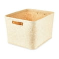 thumbnail image 1 of Mainstays Large Felt Basket, Oatmeal, Set of 2, 1 of 5