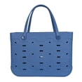 thumbnail image 1 of Mainstays Large Flex Laundry Tote, Indigo, 18 in W x 8.75 in D x 13 in H, 1 of 9