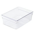 thumbnail image 1 of Mainstays Large Fridge Bin, 12x8x4 inches, Clear Plastic, 1 of 6
