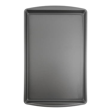 Mainstays Large Nonstick 17" x 11" Cookie Sheet Baking Pan, Cookie Sheet,  Rectangle, Gray