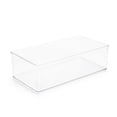 thumbnail image 1 of Mainstays Large Clear Plastic Organizer Bin for Bathroom, 1 of 8