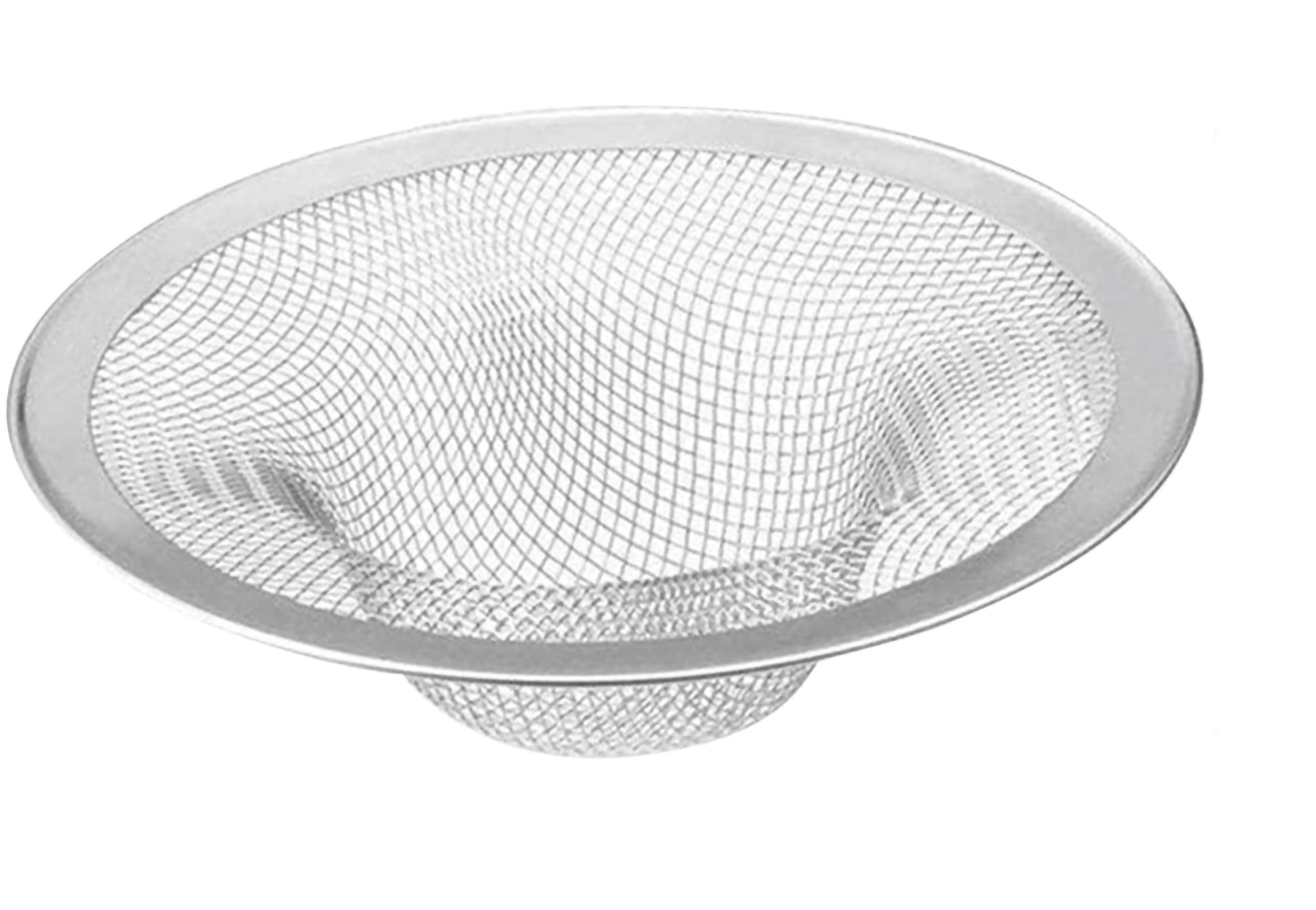 Mainstays Large Universal Mesh Drain Strainer 43/8" Stainless Steel