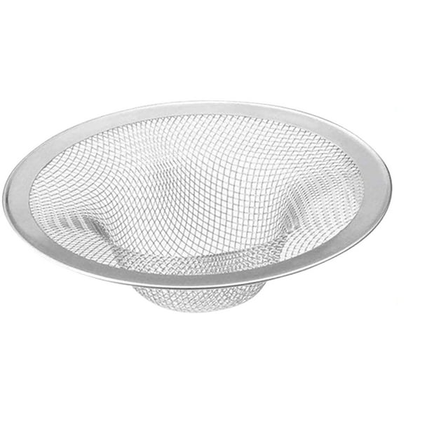 Mainstays Large Universal Mesh Drain Strainer 43/8" Stainless Steel
