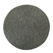 Mainstays Lava Polyester Round Table Placemat Graphite 15" Round