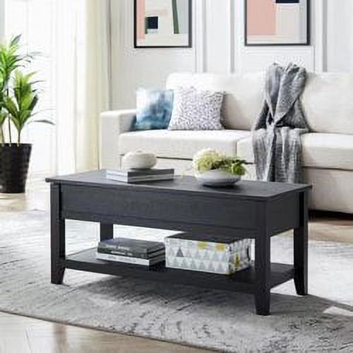 Mainstays Lift Top Coffee Table Display, Black