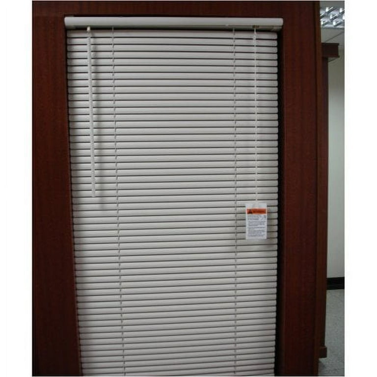 Mainstays Light Filtering PVC Corded Blinds Alabaster 34X64