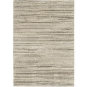 Mainstays Lines Modern Abstract Green Polypropylene Indoor Area Rug, 5' x 7'