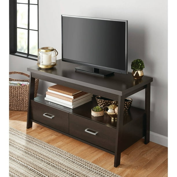 Mainstays Logan TV Stand for TVs up to 47", Espresso Finish
