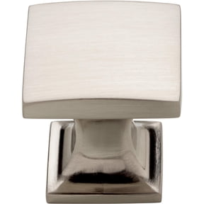 Mainstays Lombard 1 in. (25 mm) Satin Nickel Cabinet Knob (2-Pack)