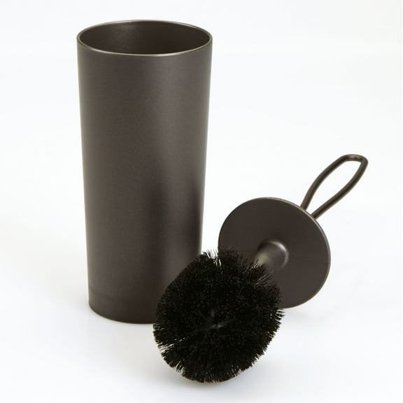 Mainstays Loop Toilet Brush and Holder Set, 4" x 16.25", Bronze