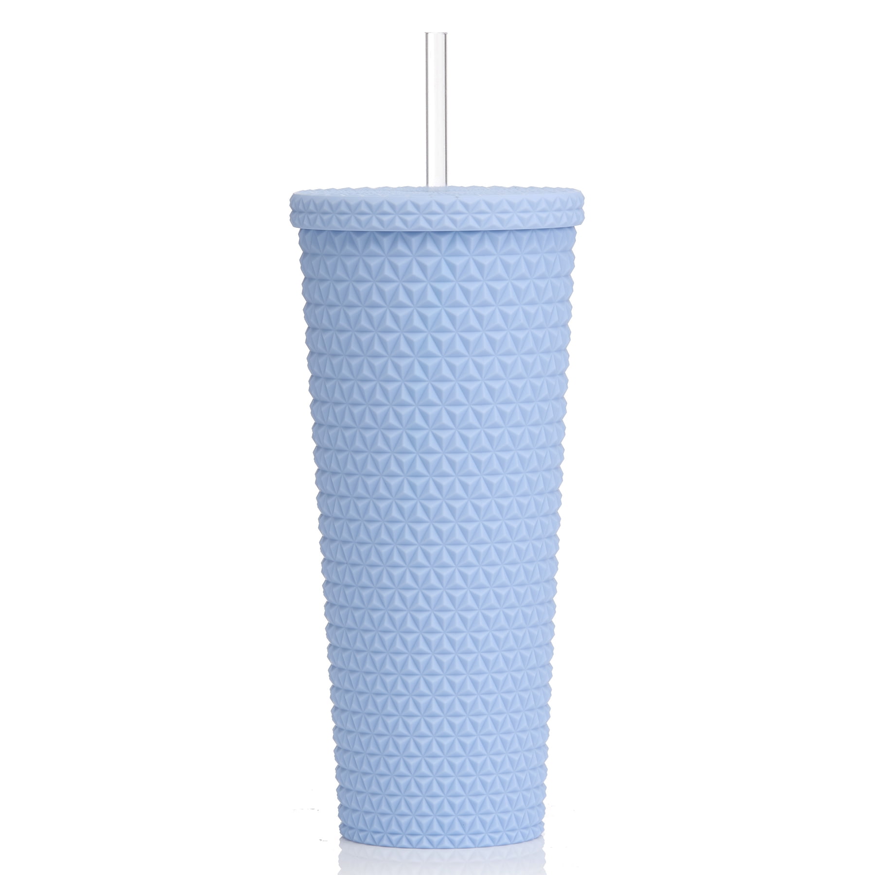 Rubber Coated Tumbler- Light Blue – West and 5th