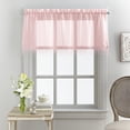 thumbnail image 1 of Mainstays Macrame Tailored Curtain Valance, Single Panel, Blush, 50" W x 18" L, 1 of 4