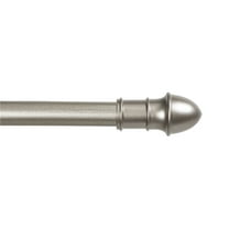 Mainstays Madelyn 7/16” Diameter Adjustable Café Curtain Rod Set, 28-48" Adjustable Length