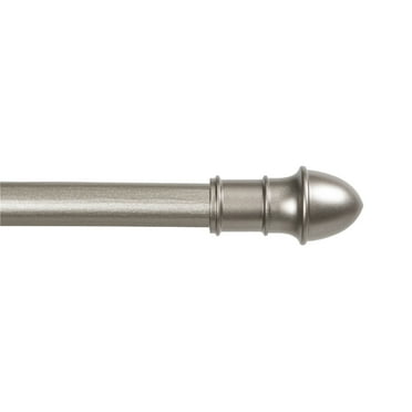 Mainstays Madelyn 7/16” Diameter Adjustable Café Curtain Rod Set, 28-48" Adjustable Length