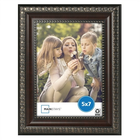 Mainstays – 5x7 Picture Frame – Mahogany Tabletop Photo Frame