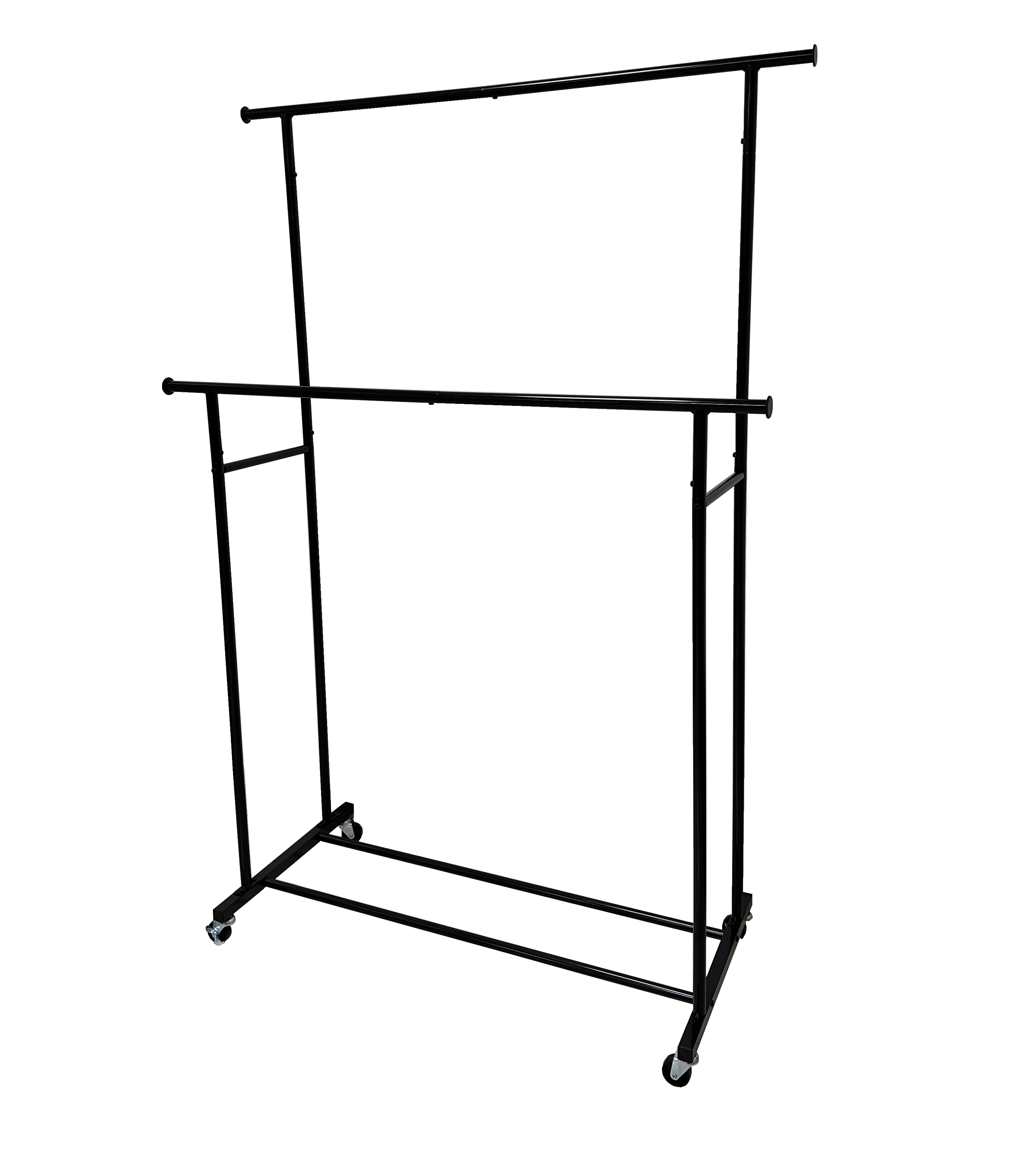 MAINSTAYS MAINSTAYS DOUBLE GARMENT CLOTHES RACK, RICH BLACK,...