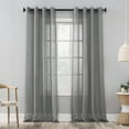 thumbnail image 1 of Mainstays Marjorie Crushed Sheer Voile Grommet Curtain Panel, 1 of 7