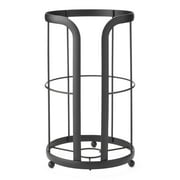 Mainstays Free Standing Matte Black Toilet Paper Reserve Storage
