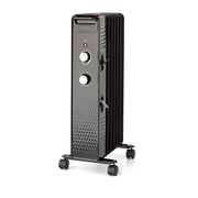 Mainstays Mechanical Oil Filled Electric Radiator Space Heater, Black, New, WSH07O2ABB