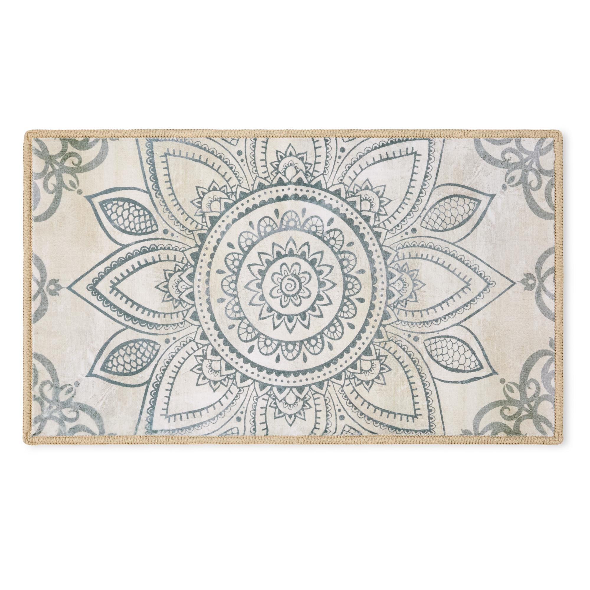 Mainstays Medallion Kitchen Mat, Multicolored, 18"x30"