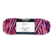 Mainstays Medium 100% Acrylic Yarn, Purple Blend, 285 yd