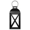 Mainstays Medium Black Metal Candle Holder Lantern