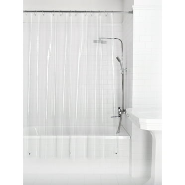 Mainstays Medium Weight Shower Liner - Clear