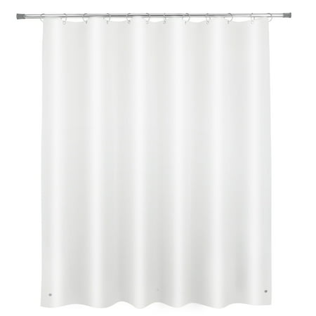 Mainstays PEVA Shower Curtain Liner, Medium Weight, 70 in x 71 in, Frosty