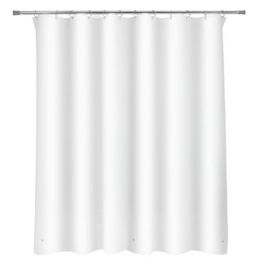 Mainstays Medium Weight PEVA Shower Liner, 70" x 71" - White