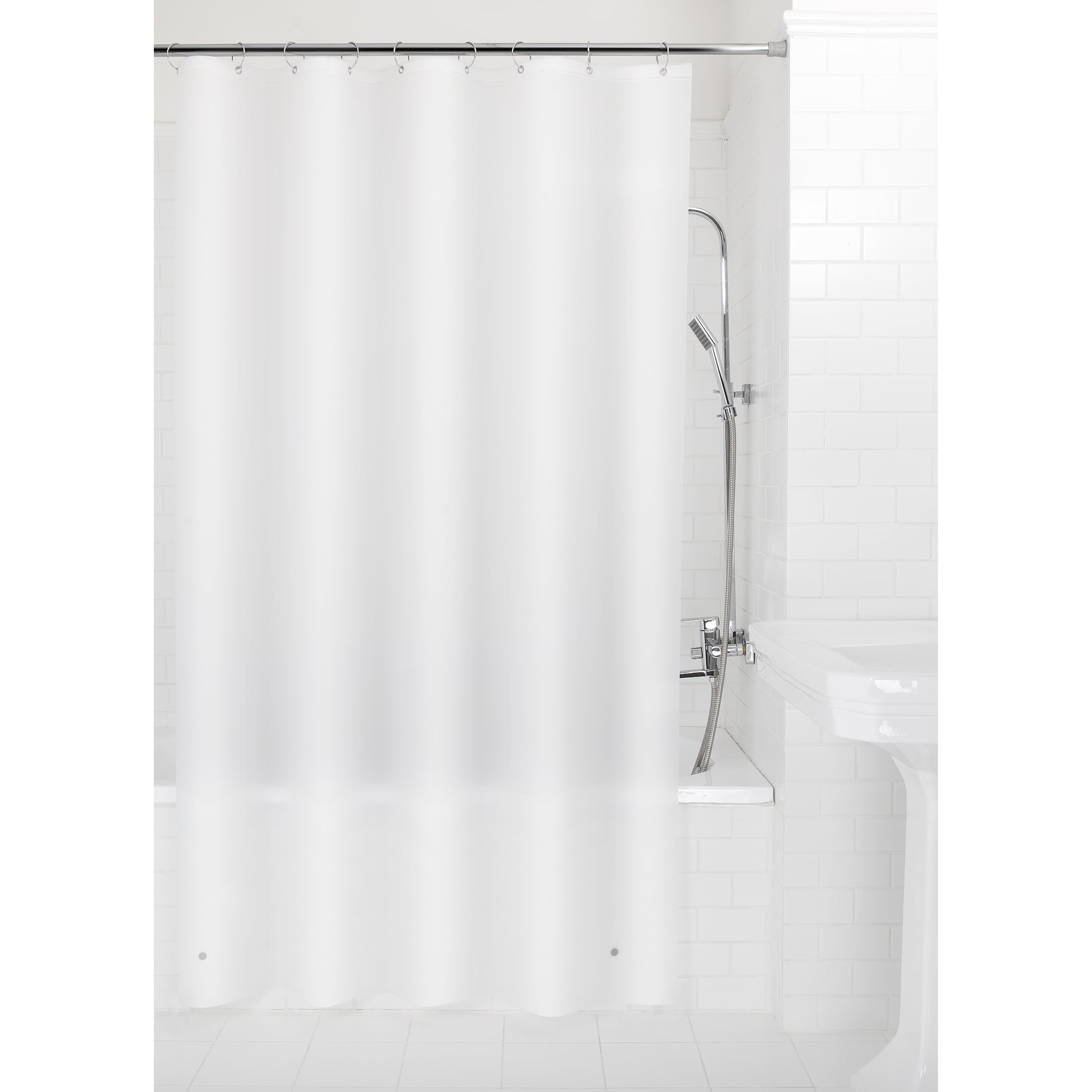Mainstays Medium Weight Shower Liner Stall 54 X 78 Frosty Com