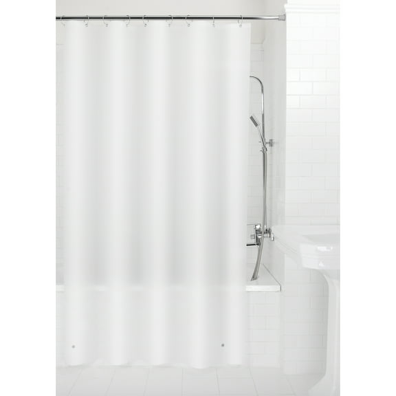 Mainstays Medium Weight Shower Liner, Stall 54" x 78" - Frosty
