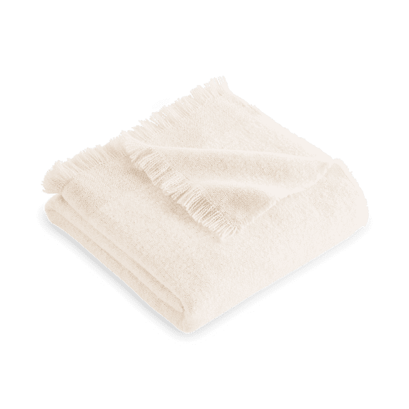 Mainstays Melange Oversized Couch Throw Blanket, Almond Biscuit, 50 x 72 in