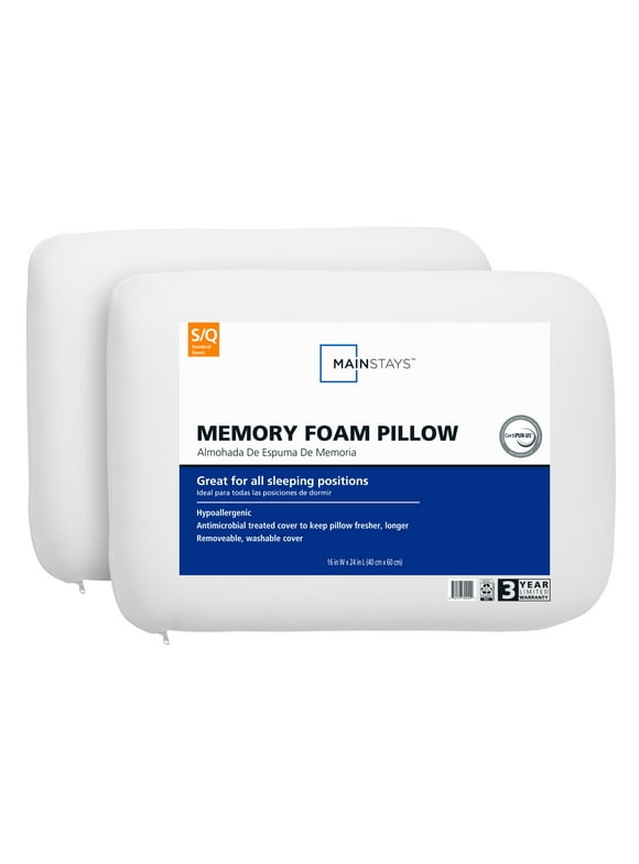 Memory Foam Pillows in Bed Pillows