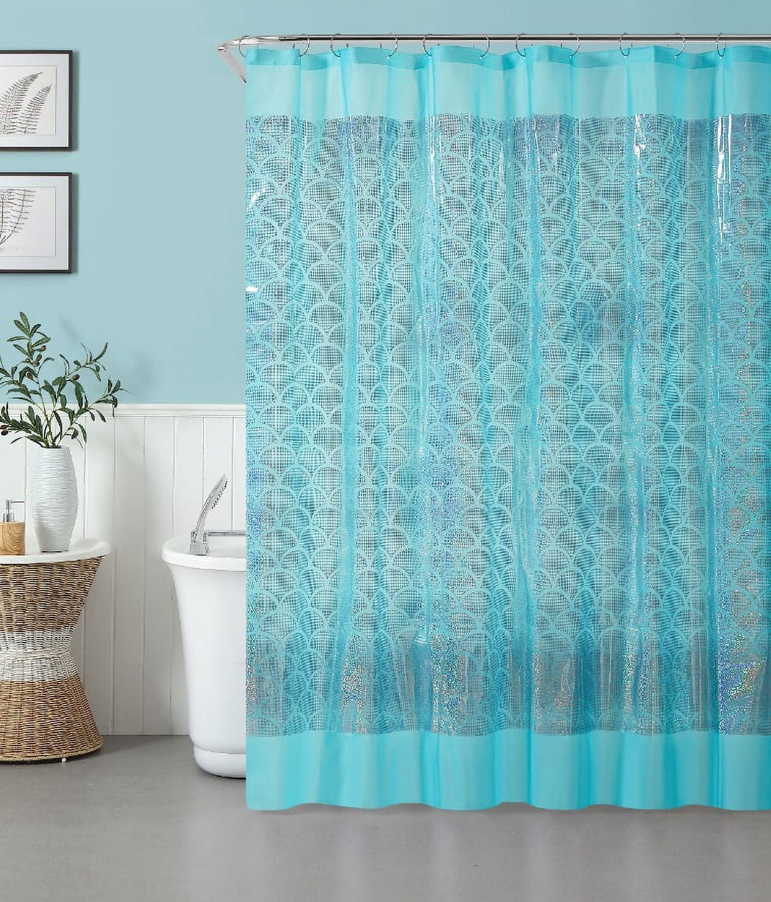 Mainstays Mermaid Peva Shower Curtain - Walmart.com