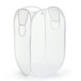 Mainstays Mesh Pop Up Laundry Hamper, White