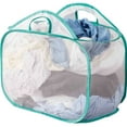 Mainstays Mesh Popup Laundry Basket 21" x 13" x 15.5", White