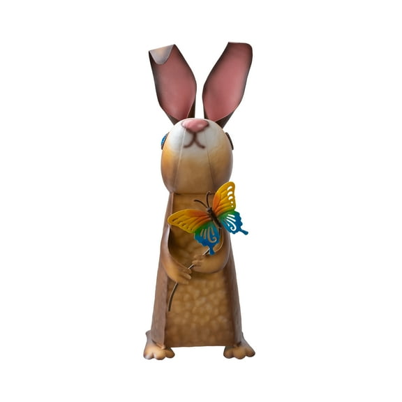 Mainstays Metal Bunny Statuary