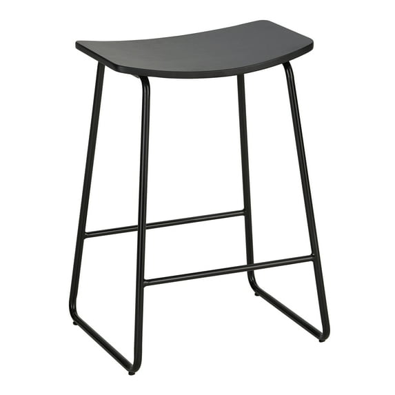 Mainstays Metal Counter-Height Stools, 24.8", Set of 2, Multiple Colors