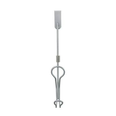 Mainstays Metal Over the Door Towel Hook, Satin Nickel