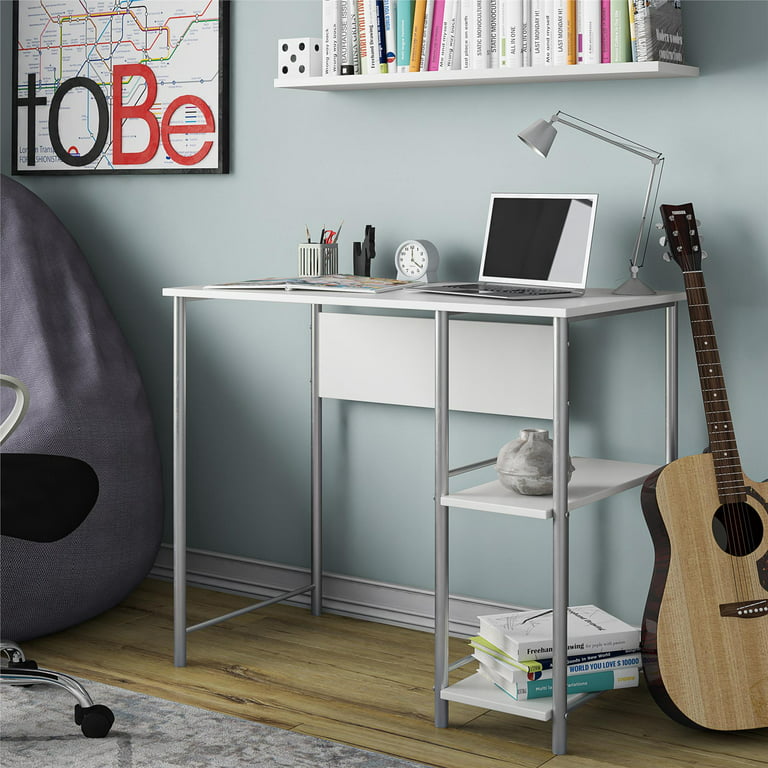 Home Office Desk - Wing Shelf Desk Accessories