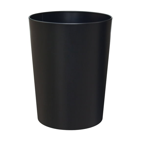 Mainstays Metal Waste Basket, Black