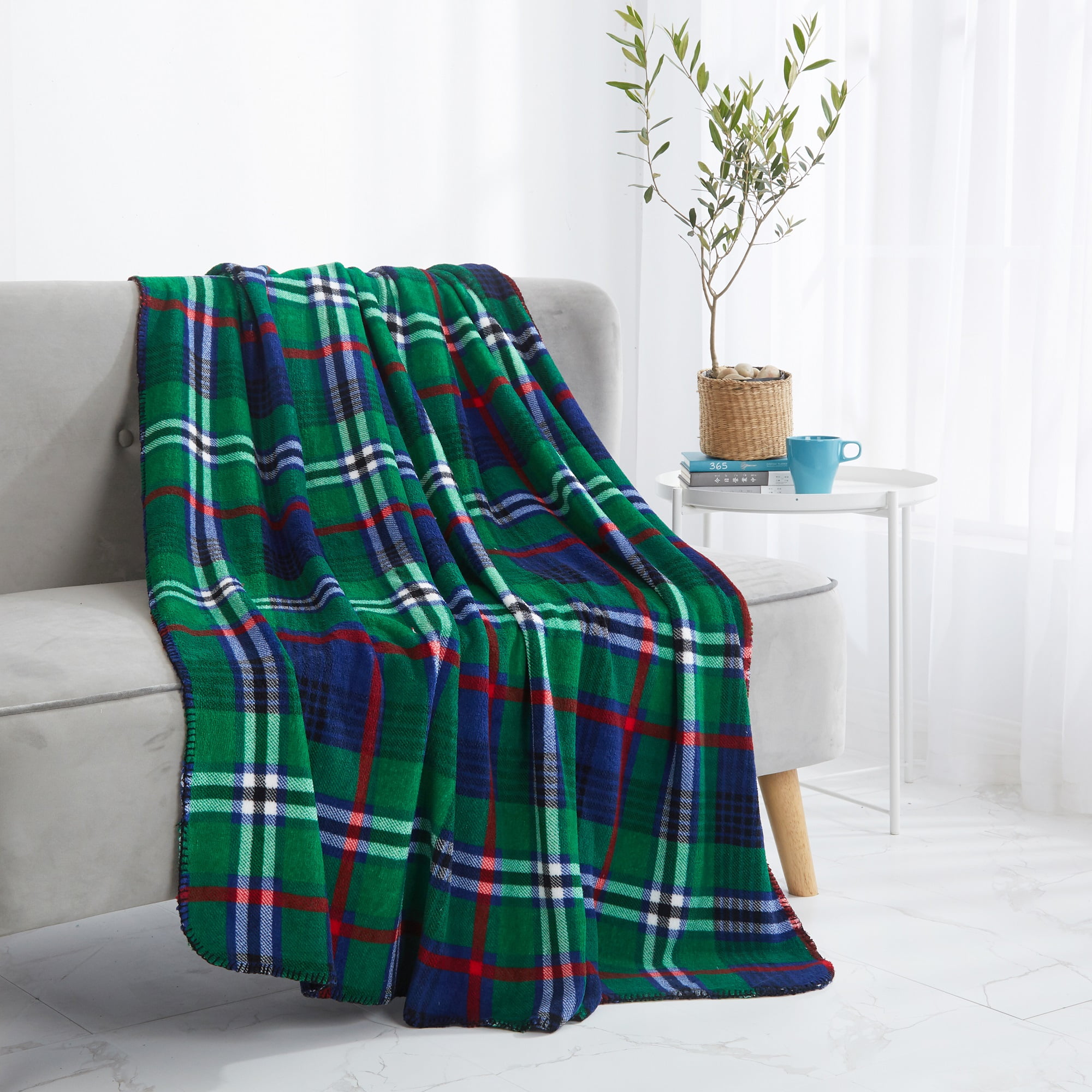 Mainstays Micro Plush Throw Blanket, Available in multiple prints