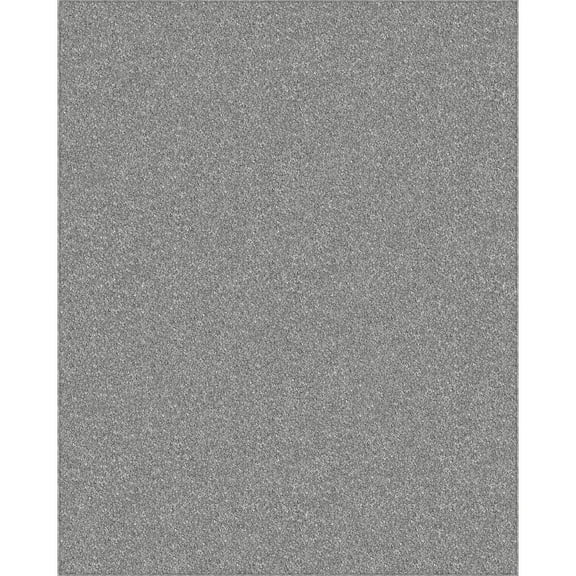 Mainstays 8' x 10' Gray Microfiber Plush Shag Area Rug – Soft, Durable Indoor Rug for Living Room, Bedroom, or Dining Room